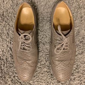 Cole Haan Snakeskin Wingtips